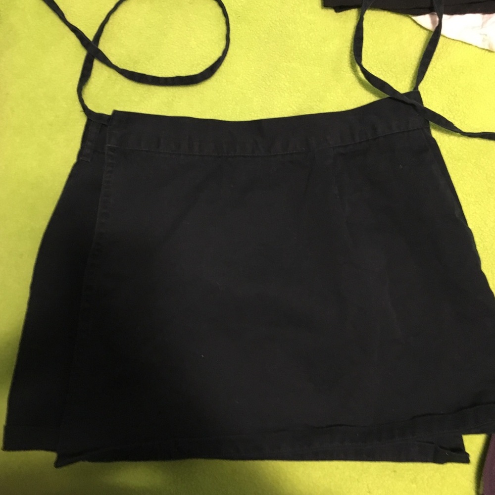 Wrap straight skirt